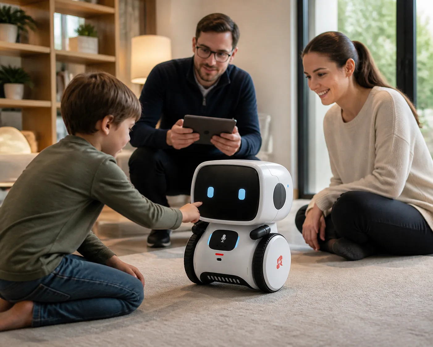 Alpha Robotics team validating companion robot interactions